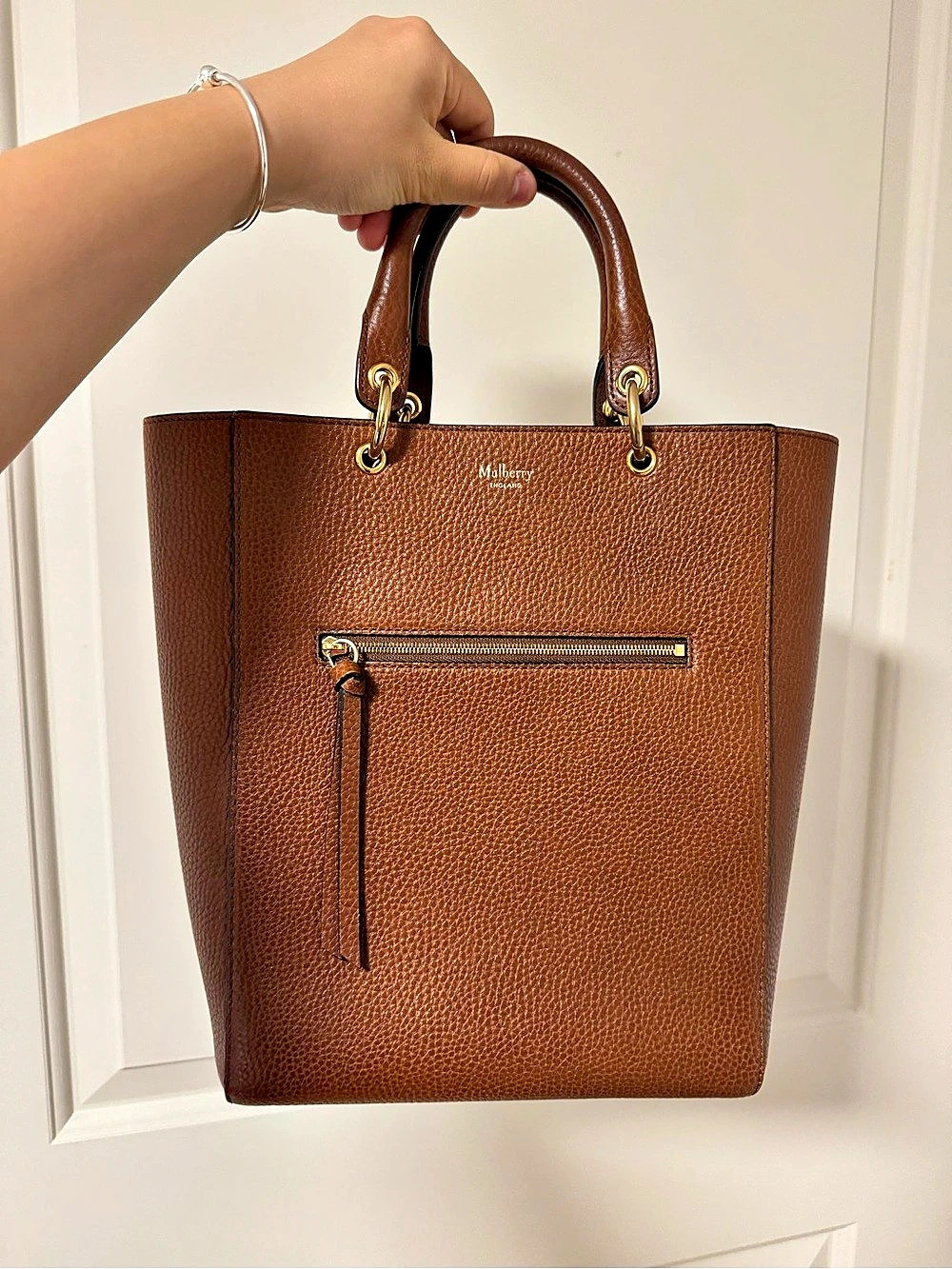 Mulberry Small Bayswater Double Zip Tote Brown